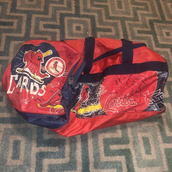 MLB Bags Vintage 992 Mlb St Louis Cardinals Baseball Large Duffle
